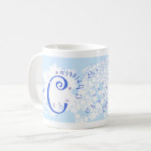 Mug Tempête de neige - Christine (Devant gauche)