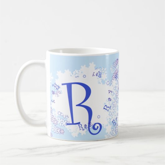 Mug Tempête de neige - rayon (Gauche)
