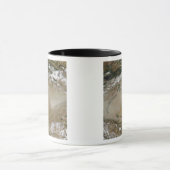 Mug Tempête de poussière dans le désert de Taklimakan, (Centre)
