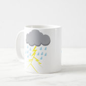 Mug Tempête de tonnerre et éclairs (Devant gauche)