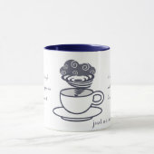 Mug Tempête inspirante dans un teacup (Centre)