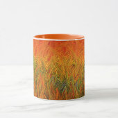 Mug "Tempête neurale" Orange jaune Abstrait (Centre)