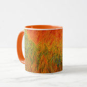 Mug "Tempête neurale" Orange jaune Abstrait (Devant gauche)