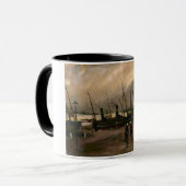 Mug Tempête portuaire des pêcheurs d'Amsterdam par Vin (Devant gauche)