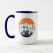 Mug Temple du Népal Mont Everest (Gauche)