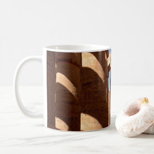 Mug Temple Karnak - Louxor, Egypte (Avec donut)