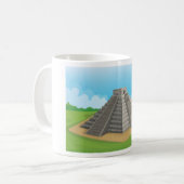 Mug Temple maya ancien Pyramide de Chichen Itza (Devant gauche)