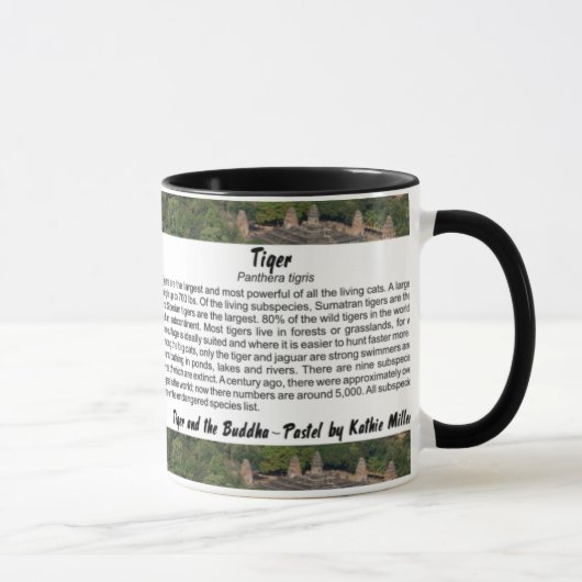Mug Temple tigre et bouddhiste (Droite)