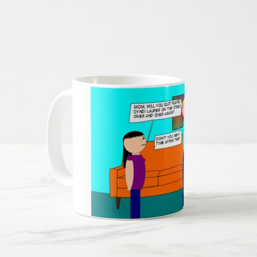 Mug Temps après heure (Devant gauche)