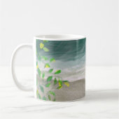 Mug Temps calme sur la plage Peinture numérique (Gauche)