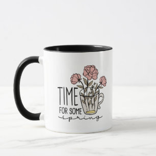 Mug Temps Charmant et Délicat pour des Fleurs Printani