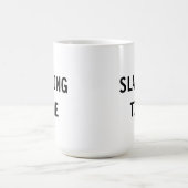 Mug Temps d'abattage de boue (Centre)