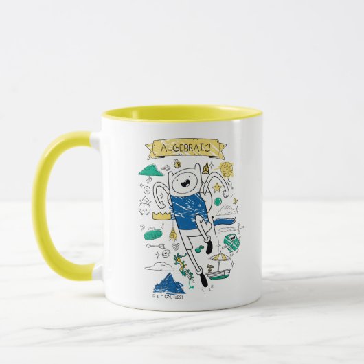 Mug Temps d'aventure | Croquis de recherche "algébriqu (Gauche)