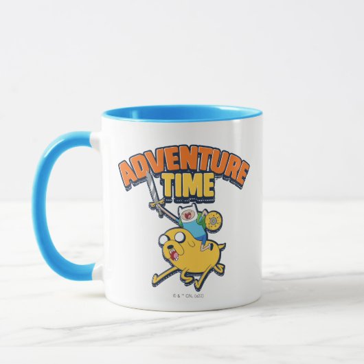 Mug Temps d'aventure | Finn Riding Jake (Gauche)