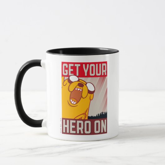 Mug Temps d'aventure | Jake "Mettez votre héros en mar (Gauche)