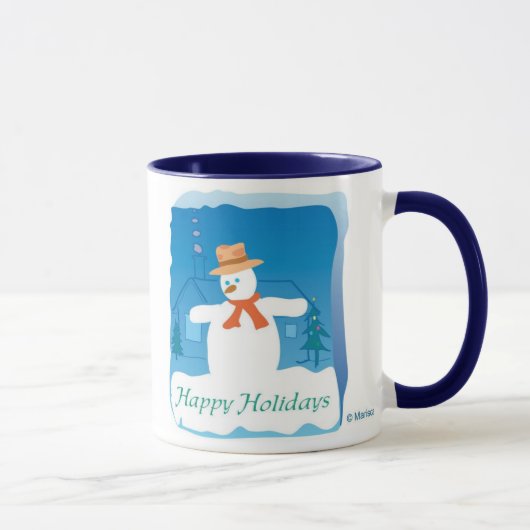 Mug Temps de bonhomme de neige (Droite)