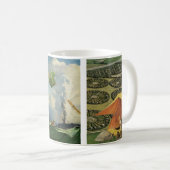Mug Temps de café - trio de collage - (Devant droit)