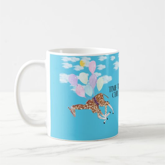Mug Temps de la girafe pour se refroidir (Gauche)