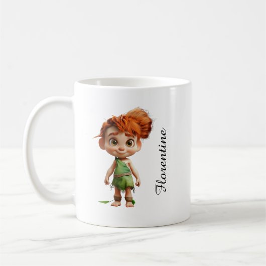 Mug Temps de pierre avec la fille Fiona (Gauche)