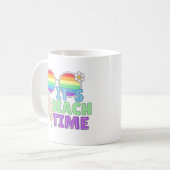 Mug Temps de plage coloré (Devant gauche)