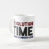 Mug Temps de révolution - ponceuses 2016 de Bernie (Devant gauche)
