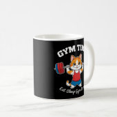 Mug Temps De Salle De Sport Pour Chat (Devant droit)