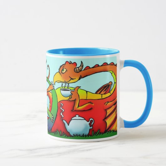 Mug Temps de thé de dragon (Droite)