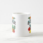 Mug Temps d'été doux | Fruits tropicaux et fleurs (Centre)