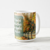 Mug Temps doux et pommes pour toujours | (Devant droit)