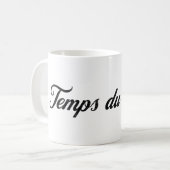 Mug Temps du Cafe - Le temps du café (Devant gauche)