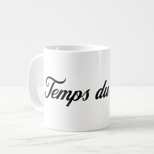 Mug Temps du Cafe - Le temps du café (Devant gauche)