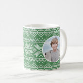 Mug Temps du pull | Photo des Fêtes (Devant droit)
