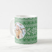 Mug Temps du pull | Photo des Fêtes (Devant gauche)
