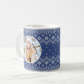 Mug Temps du pull | Photo des Fêtes (Devant gauche)