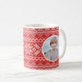 Mug Temps du pull | Photo des Fêtes (Devant droit)