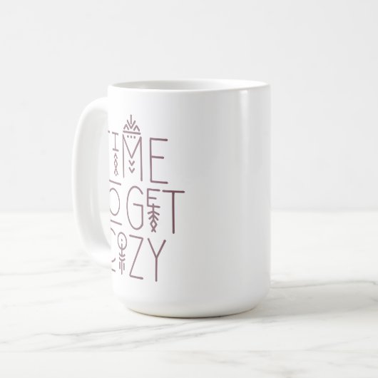 Mug Temps moderne pour obtenir un design confortable (Devant gauche)