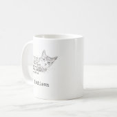 Mug Temps passé avec des chats. . . (Devant gauche)