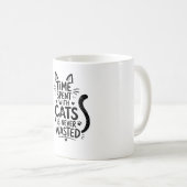 Mug Temps Passé Avec Des Chats (Devant droit)