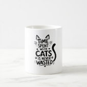 Mug Temps Passé Avec Des Chats (Centre)