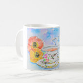 Mug Temps pour la peinture à l'aquarelle de thé (Devant gauche)