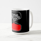 Mug Temps pour l'amour Café pour toujours (Devant droit)