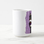 Mug Temps Shiba de café ! - Noir et Tan (Centre)
