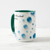 Mug Temps sur mesure charmant pour les canards aquarel (Devant gauche)