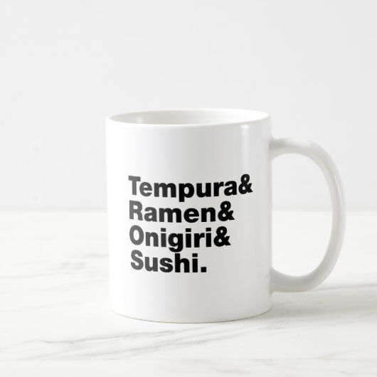 Mug Tempura & Ramen & Onigiri & Sushi. (Droite)