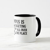 Mug Tempus fugace (Devant droit)