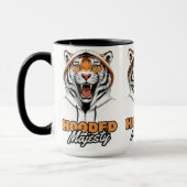 Mug Tendance à l'enroulement | Tigre dans un Sweat - s (Gauche)