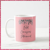 Mug Tendance audacieuse courageuse déterminée rose