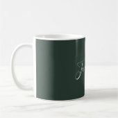 Mug Tendance Celtique Vert Gris Moderne Ajouter Votre (Gauche)