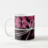 Mug Tendance chic ceinturon rose chaud léopard (Gauche)
