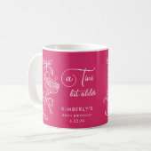 Mug Tendance Cocktail Un Peu Plus Âgé 30e Anniversaire (Devant gauche)